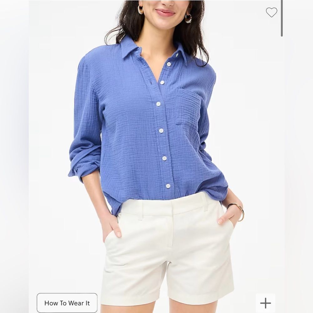 J.Crew Factory 5" classic chino short - Picture 1 of 5